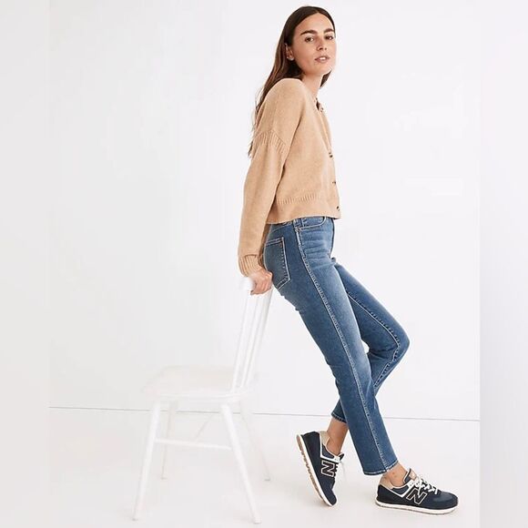 Madewell Clemence Wool Blend Cropped Cardigan - Picture 3 of 11